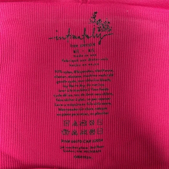 Free People Seamless Sheer Honey Textured Tube top - Picture 3 of 5